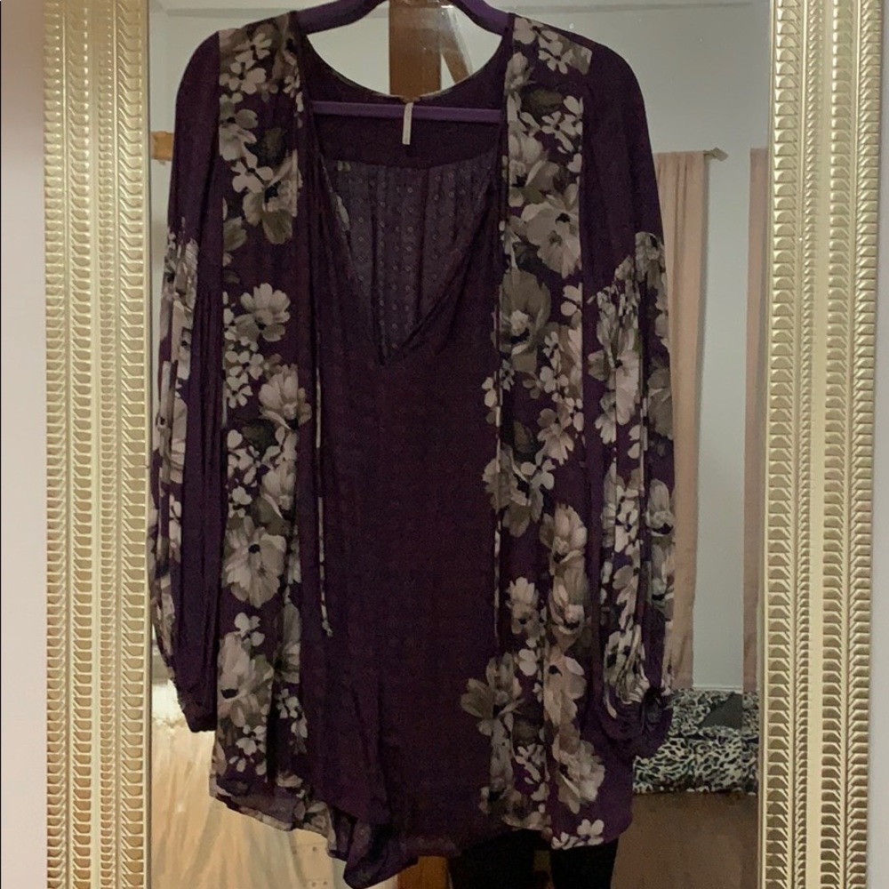 Free People Never Worn Long Sleeve Romper XS